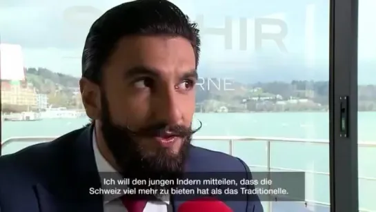 Видео 1: Ranveer's interview with a Swiss journalist  @MySwitzerlandIN #inLOVEwithSWITZERLAND 🇨🇭