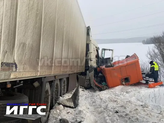 05.12.2023 Последствия массового ДТП на участке автодороги «Можга-Алнаши» (Удмуртия)