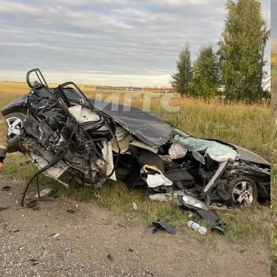 22.08.2023 Последствия ДТП на 104 км автодороги «Подъезд к г. Ижевск и г. Пермь от автодороги «М-7 Волга»