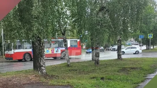 22.07.2023 Момент ДТП на перекрёстке ул. Дзержинского и ул. Буммашевская (Ижевск)