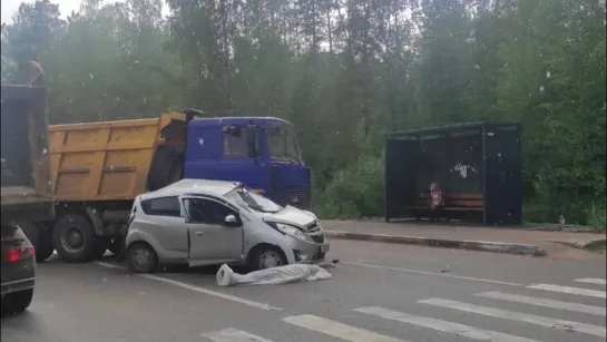 01.08.2022 ДТП на Якшур-Бодьинском тракте у СНТ Радуга. 1 погиб.