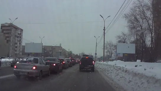 09.03.2021 Момент ДТП на ул. 10 лет Октября. Позже скрылся с места происшествия.