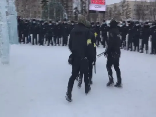 31.01.2021 Митинг на Центральной площади Ижевска