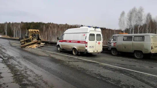 18.03.2019 ДТП с Лесовозом в Завьяловском районе Удмуртии.