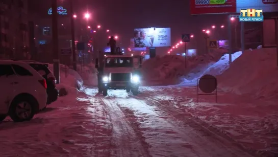 Вывоз снега с дорог Ижевска.