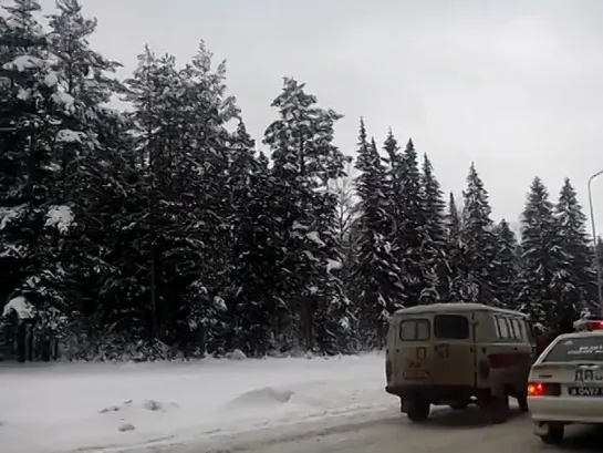 11.01.2015 Последствия ДТП на Як-Бодьинском тракте (Удмуртия)