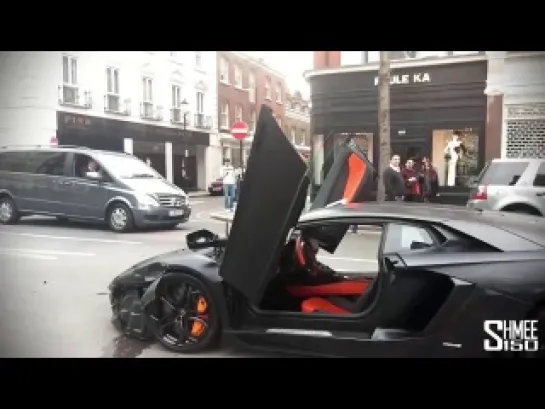 Aventador Crash - Moment of Impact