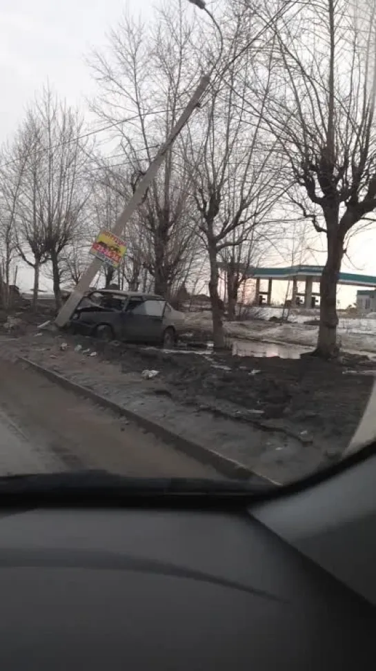 26.03.2014 ДТП на ул. Автозаводская, напротив Автозавода, не доезжая АЗС "Башнефть"