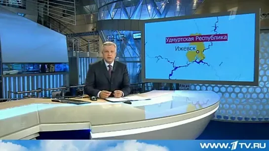 2013 Новости дня -- Ижевск. Владимир Путин приехал на концерн «Калашников».