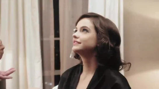 Barbara Palvin Gets Ready For The Vanity Fair Oscar Party _ Harpers BAZAAR