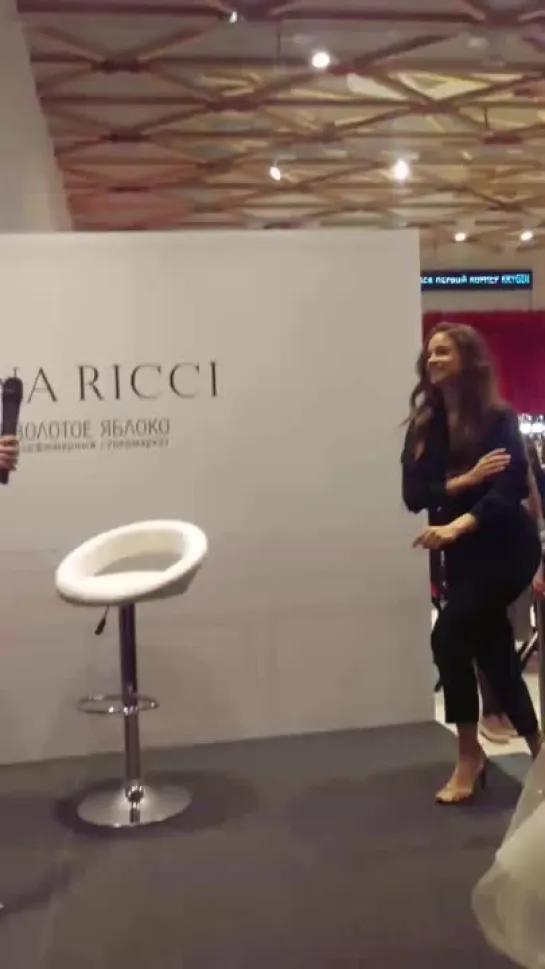 Барбара на презентации нового аромата Nina Ricci в Москве, 16.10.18