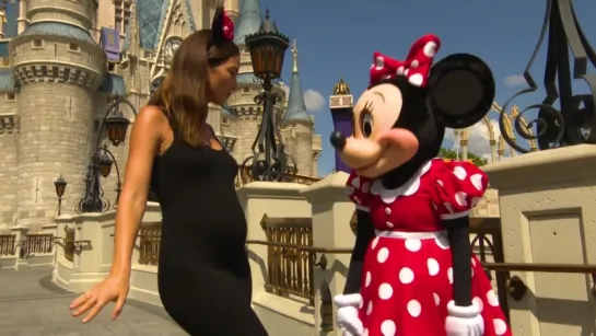 Model Lily Aldridge Visits Magic Kingdom Park