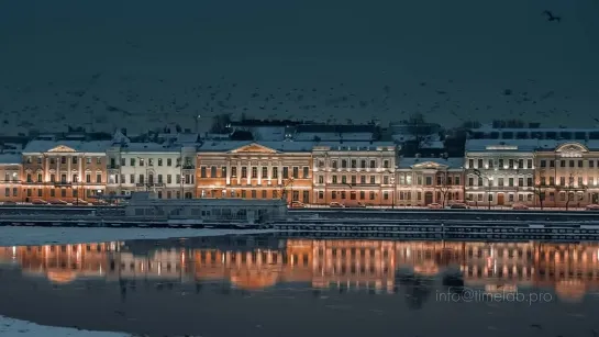 Winter Saint Petersburg Russia 6K. Shot on Zenmuse X7 Drone