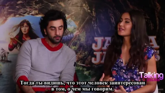 Ranbir Kapoor  Katrina Kaif REVEAL Questions That They Are Tired Of Answering _ Jagga Jasoos русские субтитры отFan Studio