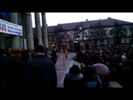 Євромайдан Тернопіль 21.02.2014_відео2