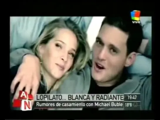 Luisana Lopilato выходит замуж за Michael Buble?[новости на канале Vivo]