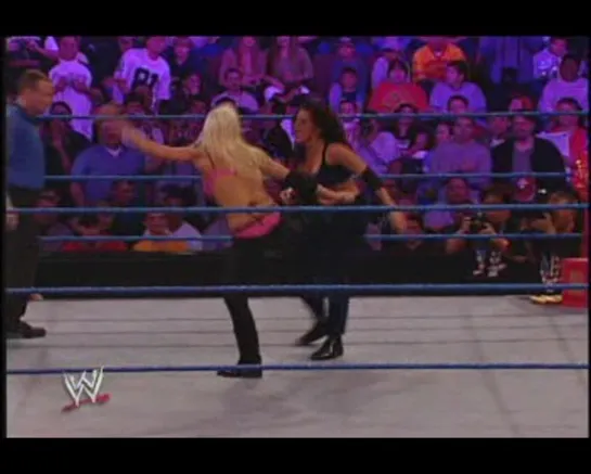 Dawn Marie vs Torrie - Bra  Panties Match - SmackDown 02-13-03