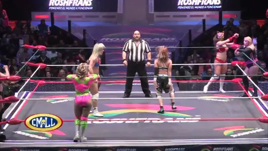 Kaho Kobayashi, Princesa Suheit & Lluvia vs Dalys, Amapola, & Reina ISIS