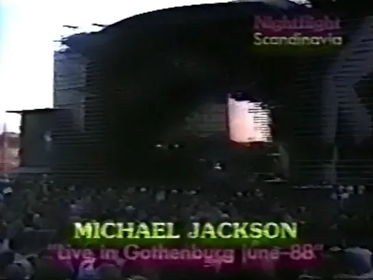 Michael Jackson - Bad Tour live in Gothenburg 1988 - Human nature\Dirty Diana