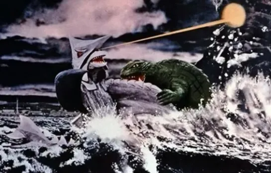 Gamera tai Shinkai kaijû Jigura 1971 / Gamera vs. Deep-Sea Monster Zigra / Gamera vs. ZigraP / Гамера против Зигры HD 1080 (rus)