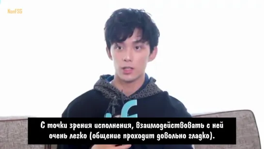 [RUS SUB] Каким человеком У Лэй видит Дильрабу? | Немного о съемках《Путешествия Чангэ》