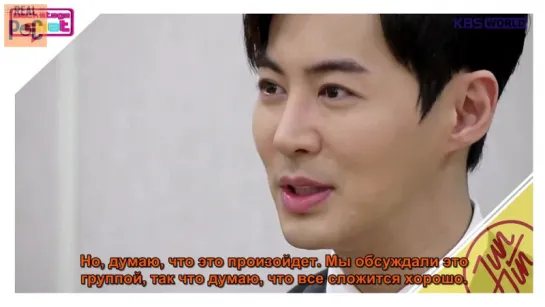 [RUS SUB] 16.10.2015 JUNJIN KBS WORLD RADIO Backstage