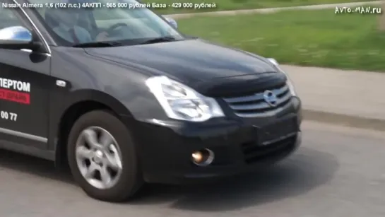 Nissan Almera (2013) Тест-драйв.Anton Avtoman