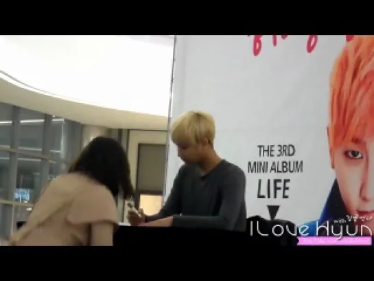 20130323 Heo Young Saeng 'LIFE' @ FanSign at Yeongdeungpo TimeSquare