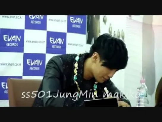 20121129 Park Jung Min 'BEAUTIFUL' FanSign_Part.1