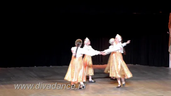 Звонкий перепляс      русский народный танец - dance studio Divadance