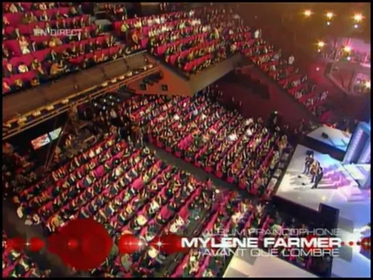 Mylene Farmer - NRJ Music Awards 2006 - Лучший франкоязычный альбом (21.01.2006) TF1