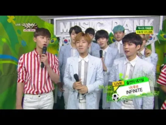 [VID][140613] KBS "MUSIC BANK" Backstage Interview - Infinite