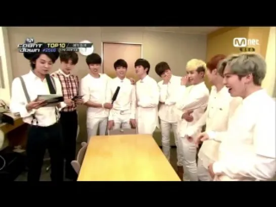 [VID][140522] Mnet M!Countdown: INFINITE Backstage Interview