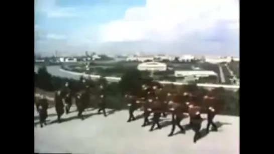 Soviet Army dancing to Hard Bass