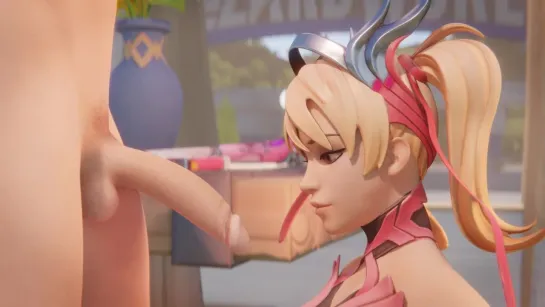 Pink Mercy Blowjob 4K