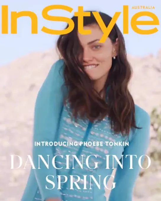 Фиби Тонкин на видео обложке для InStyle Magazine, август 2019.