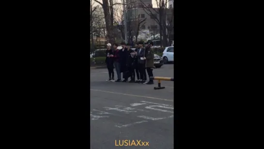 [FANCAM] 160401 @ По пути на Music Bank