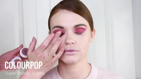 MONOCHROMATIC PINK MAKEUP LOOK W⁄ POPSICLE LIP- Holland Roden