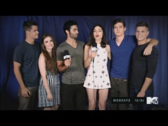 Teen Wolf cast introducing the new promo