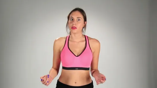 Women Test The Fit Of Sports Bras