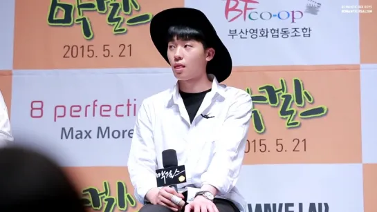 [150514] ChangJo @ "Makgirls" Vip Press-Conference