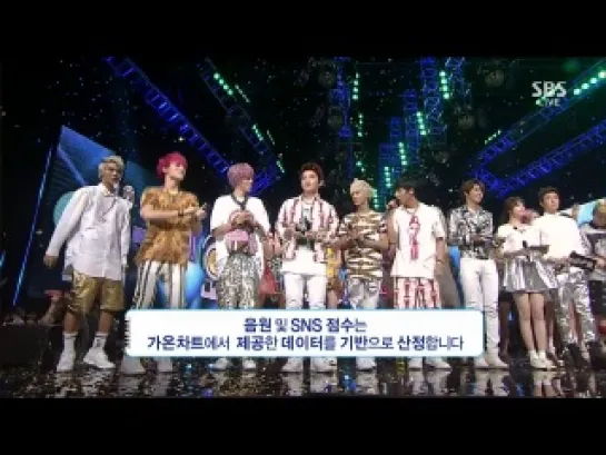 [130908] Teen Top @ SBS Inkigayo (Win + Thank You speech)