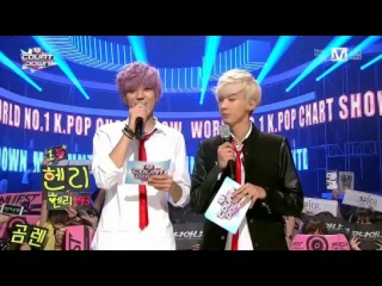 [130905] Chunji & Niel MC @ M Countdown