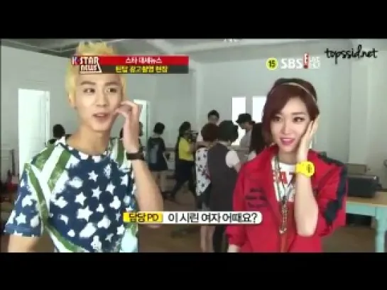 120813 Teen Top - ad photo shoot bts @ E! K-STAR News