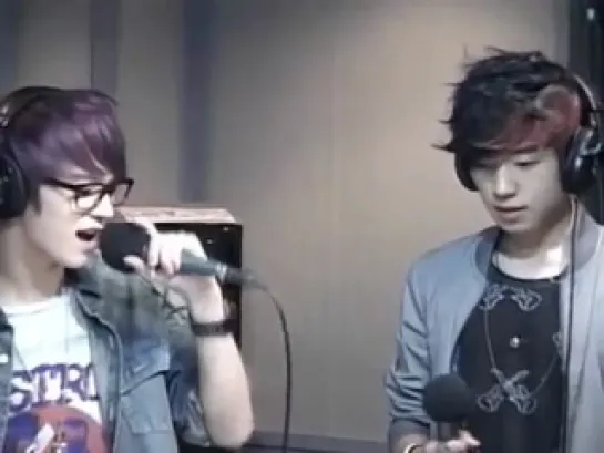 120605 TEEN TOP 'Baby U' Live @CHJ's Power Time Radio Show