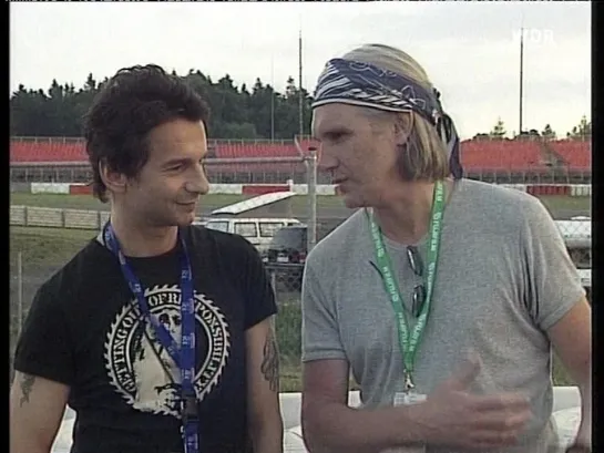 Dave Gahan - 2003 - Nürburgring Germany, Interview