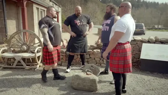 💪🏻BRIAN SHAW'S WORLD RECORD 733 LB STONE LIFT The Strongest Man in History His