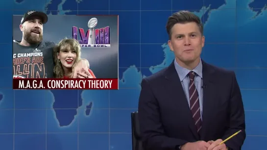 Weekend Update: MAGA's Taylor Swift Super Bowl Conspiracy, Trump's $50 Million Legal Fees - SNL