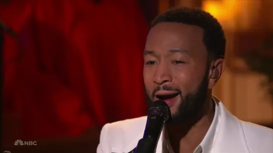 John Legend Performs "Happy Christmas (War Is Over)" LIVE | Christmas at Graceland | NBC