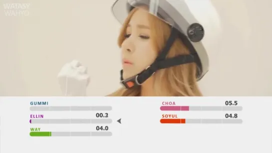 CRAYON POP - Bar Bar Bar _ Line Distribution (Color Coded)